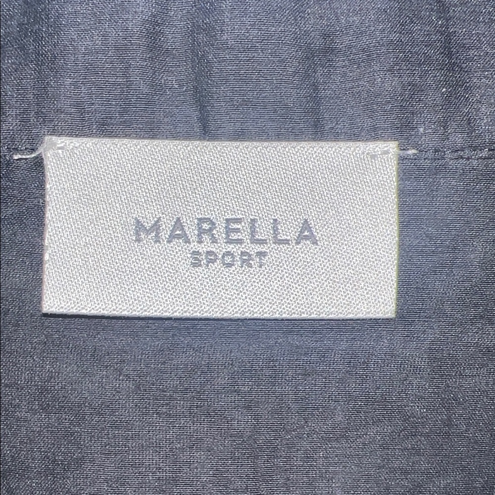 MARELLA Black Sheer Button Down Shirt - Picture 4 of 9